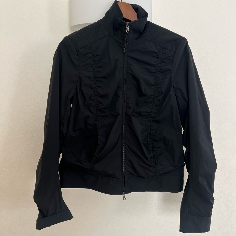 Theory lightweight wool Zip-Up Jacket